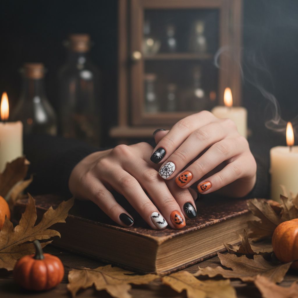 Halloween Mystique : Faites de Vos Ongles une Œuvre d’Art Terrifiante ! 1