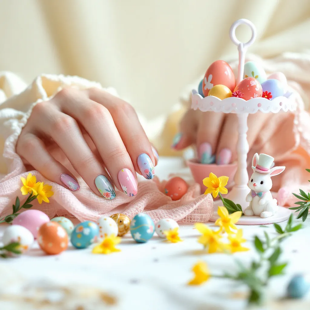 Préparez Vos Ongles pour Pâques avec des Designs Pastel et Thématiques 1