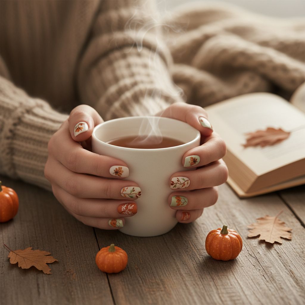 Manucure Cosy : Créez une Atmosphère Automnale sur Vos Ongles 1