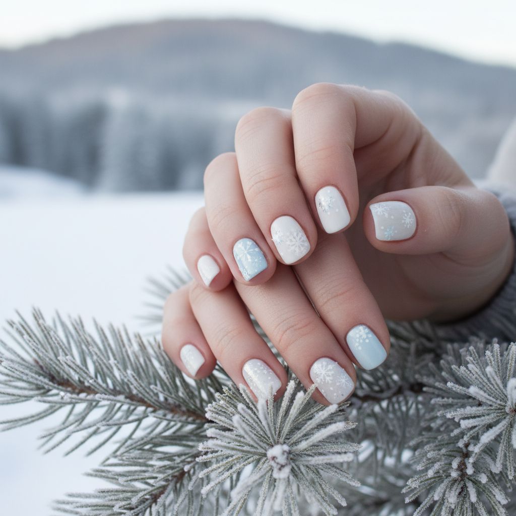 Découvrez la Magie des Ongles Givrés : Tendances et Conseils pour l'Hiver 1