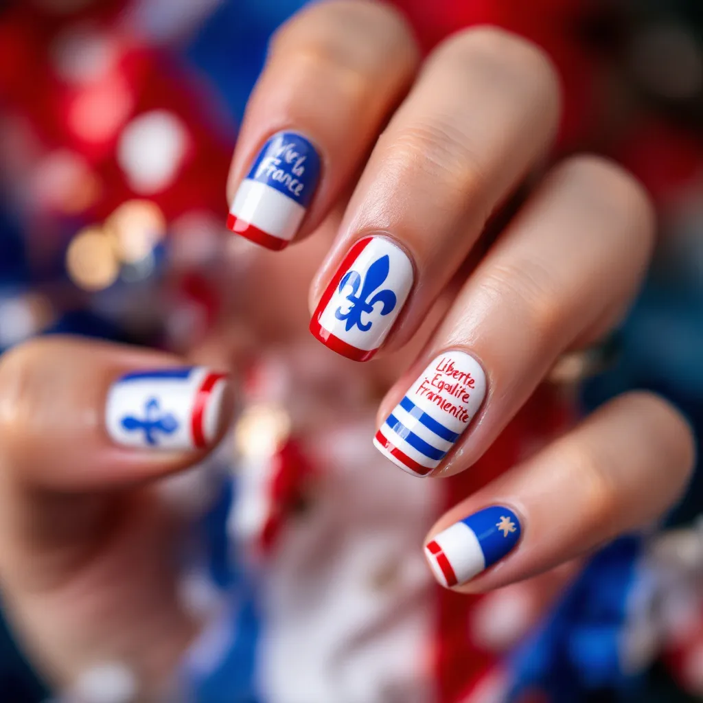 Sublimez Vos Ongles pour la Fête Nationale : Un Guide de Style Tricolore 1