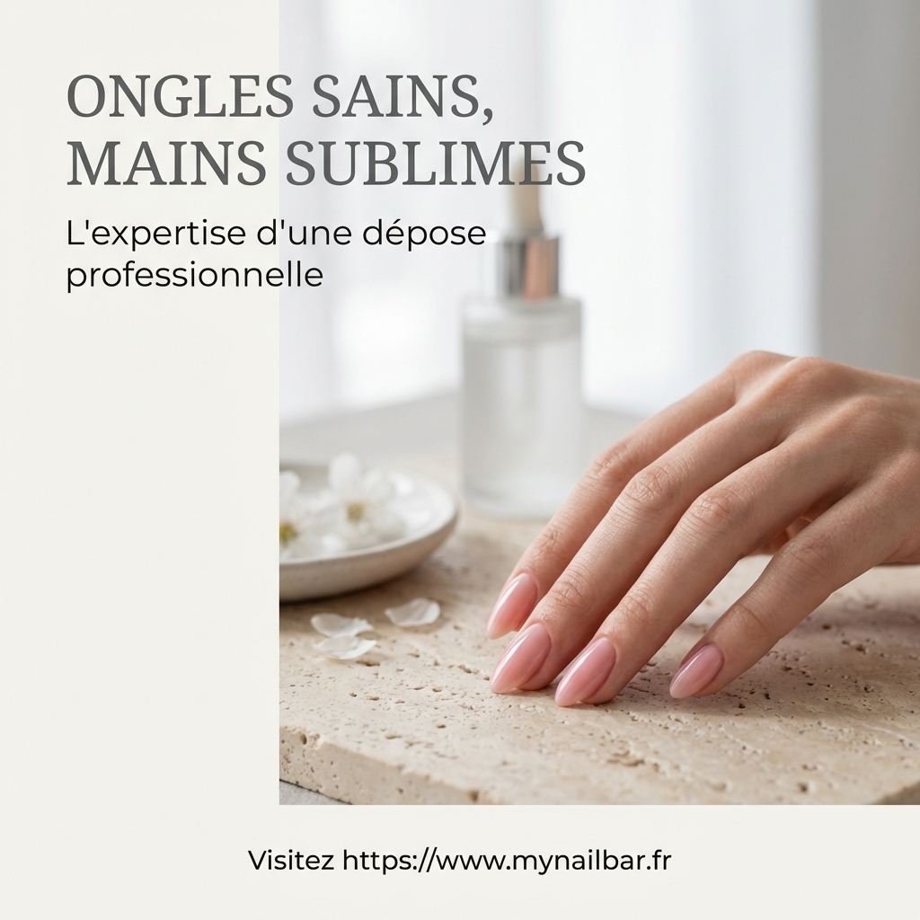 Pourquoi la dépose en salon est cruciale ? Protégez vos ongles avec l'expertise MyNailbar 1