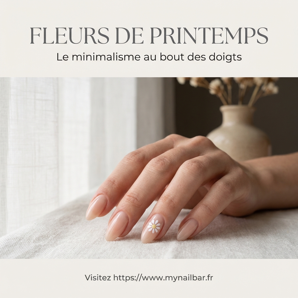 Daisy Nails : La Tendance Minimaliste Printemps 2026 à Adopter sur MyNailbar 1