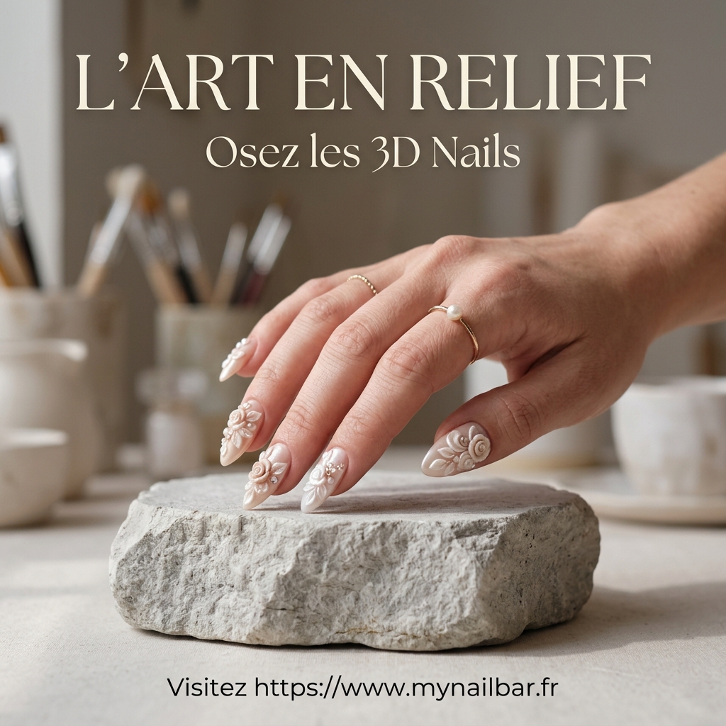 Nail Art 3D : La tendance manucure pour un look unique et texturé 1