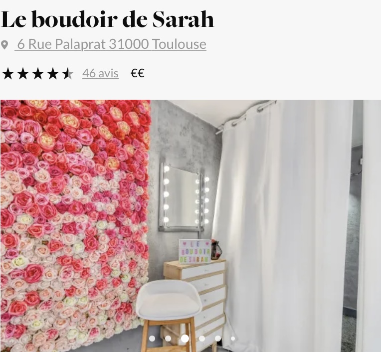 le boudoir de sarah