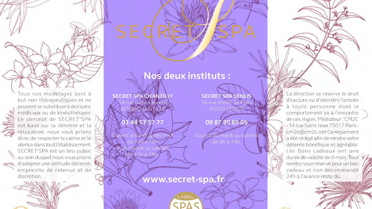 Secret Spa Chantilly