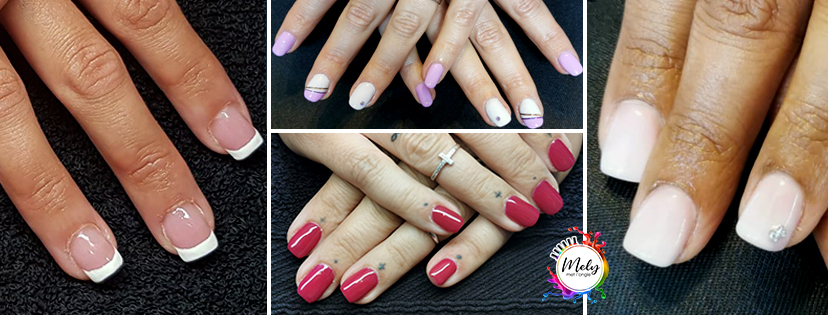 Mely met l'ongle