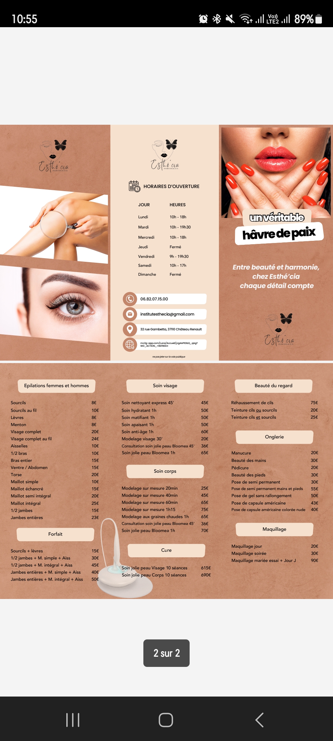 Institut de beauté Esthé'cia