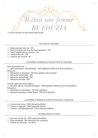 Salon de Manucure Il était une femme by Fouzia 0