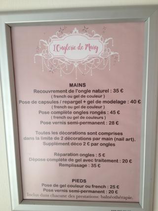 Salon de Manucure Mary’ Ongles Prêt à Porter Féminin 0