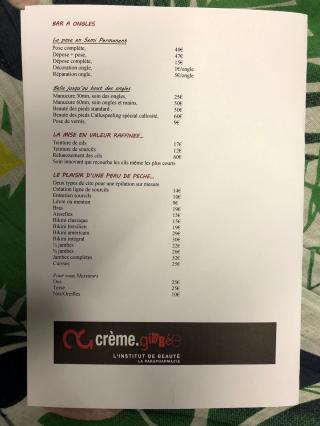 Salon de Manucure Crème Givrée 0