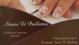 Salon de Manucure Strass Et Paillettes 0