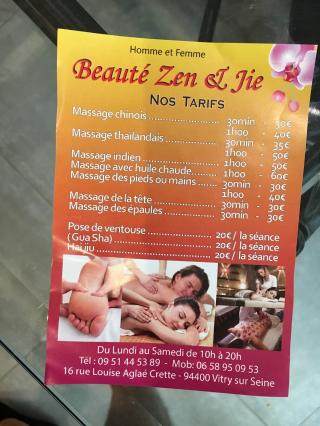 Salon de Manucure Beauté Zen & Jie massage 0