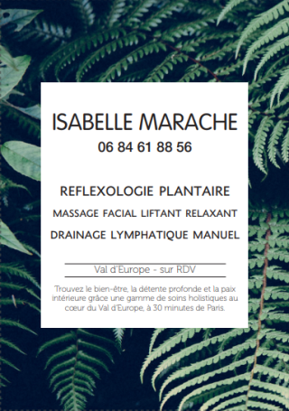 Salon de Manucure Institut Isabelle MARACHE - Drainage Lymphatique et Remodelage (Méthode Renata Franca) - Réflexologie - Facials 0