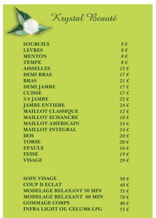 Salon de Manucure Krystal beaute . Institut de beauté 0