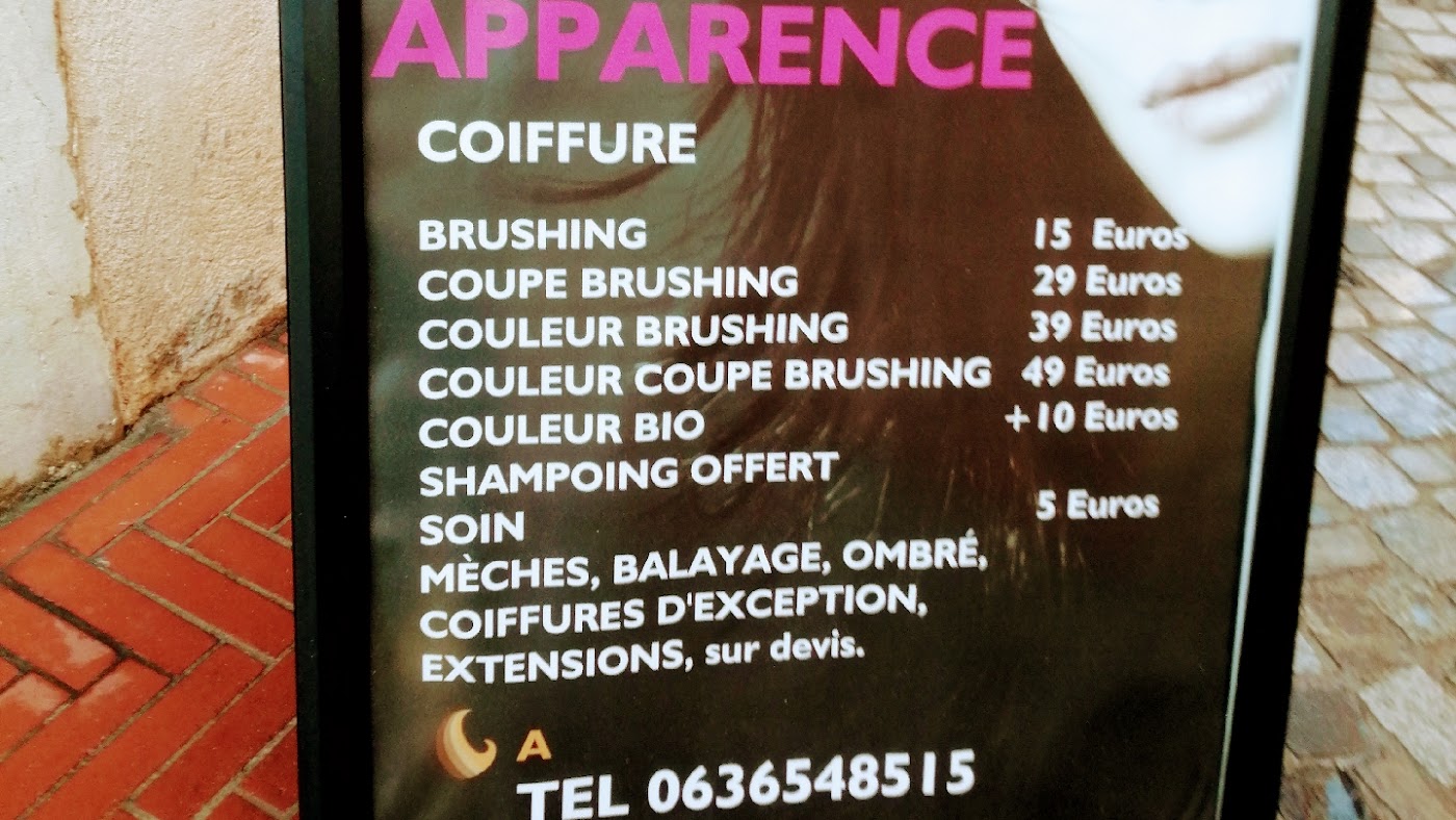 Apparence Coiffure et Beauté